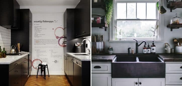 Tiny Kitchens so well designed + fully functional that they feel