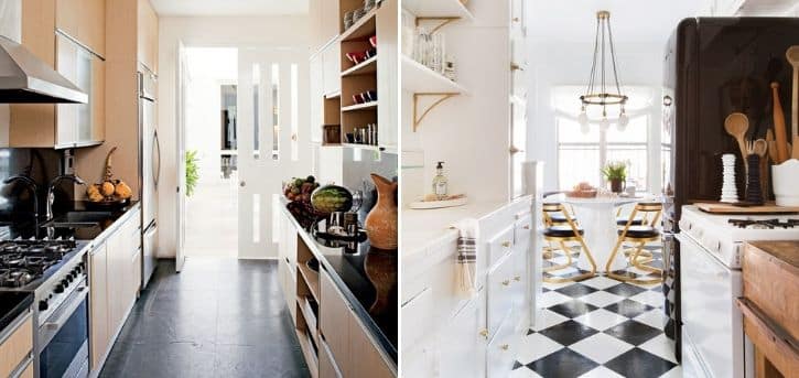 Tiny Kitchens so well designed + fully functional that they feel