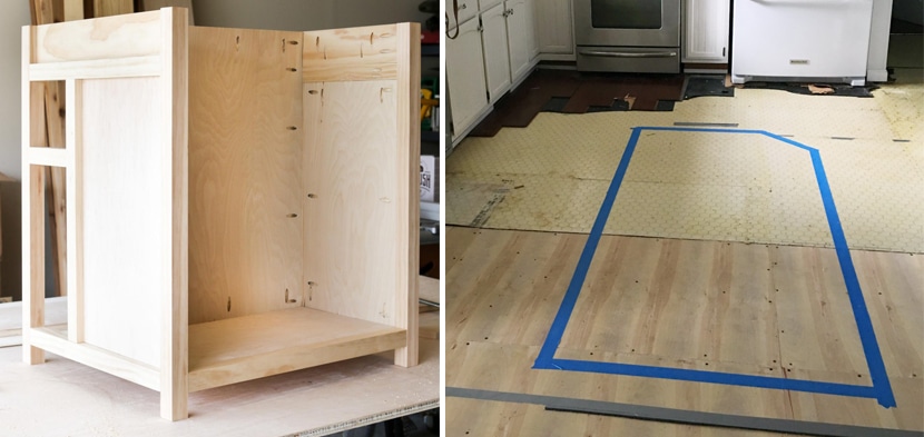 building a kitchen island