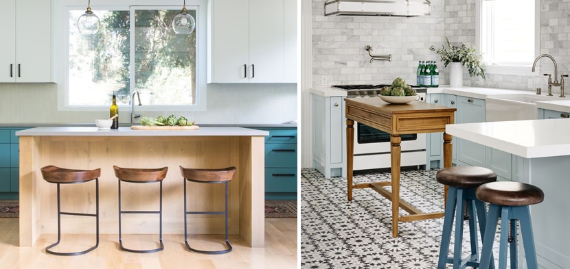 kitchen island vs kitchen peninsula