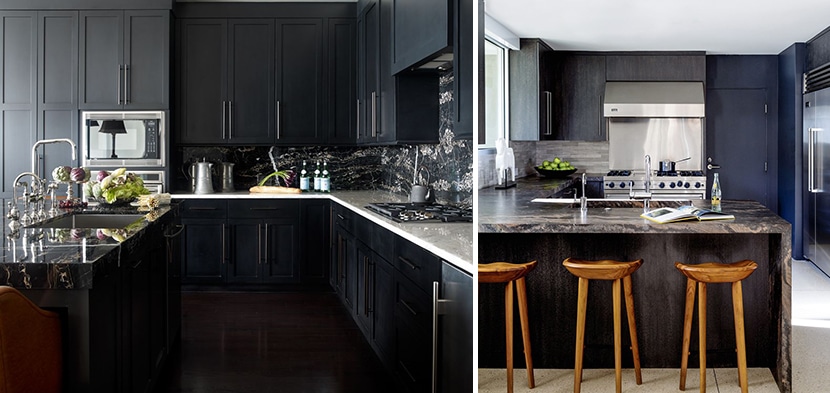 dark kitchens dark walls dark paint