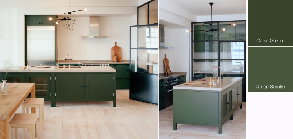 Farrow & Ball Calke Green Kitchen