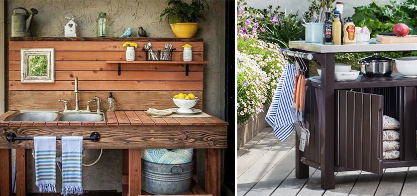 How to Make a Mobile Outdoor Kitchen for the Summer - Fitzgerald Kitchens