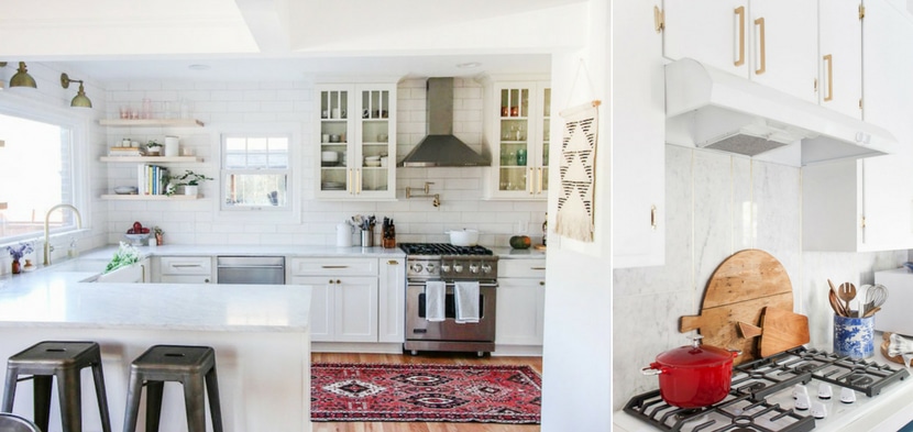 White Kitchen with Arty Details