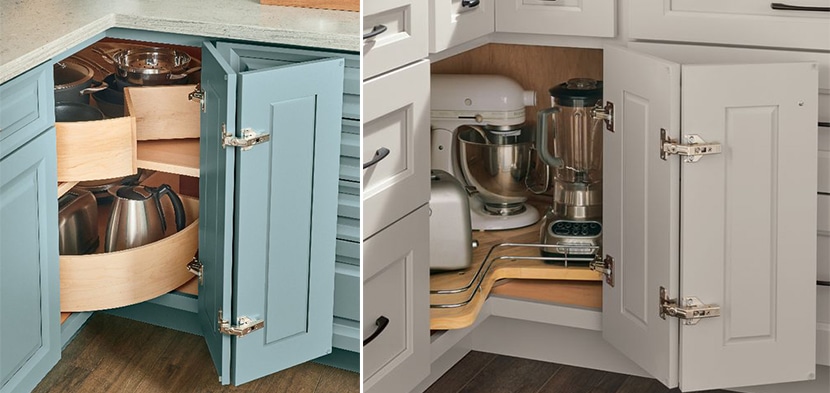 4 Clever Corner Kitchen Cabinet Storage Ideas